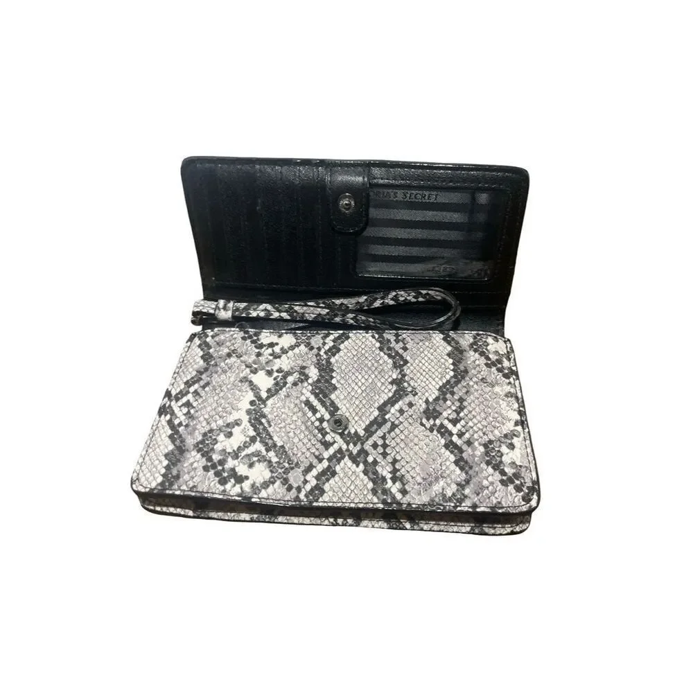 Victoria Secret Python Tech Clutch NWOT